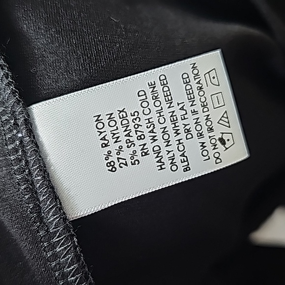 Susan Graver Artisan black midi dress with beading at beck sz med new with tags - Picture 9 of 9